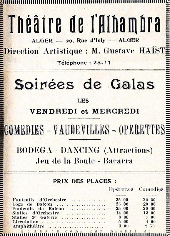 Alger - 29 rue d'Isly - Theatre Alhambra - Annees 20-30 - (7).jpg